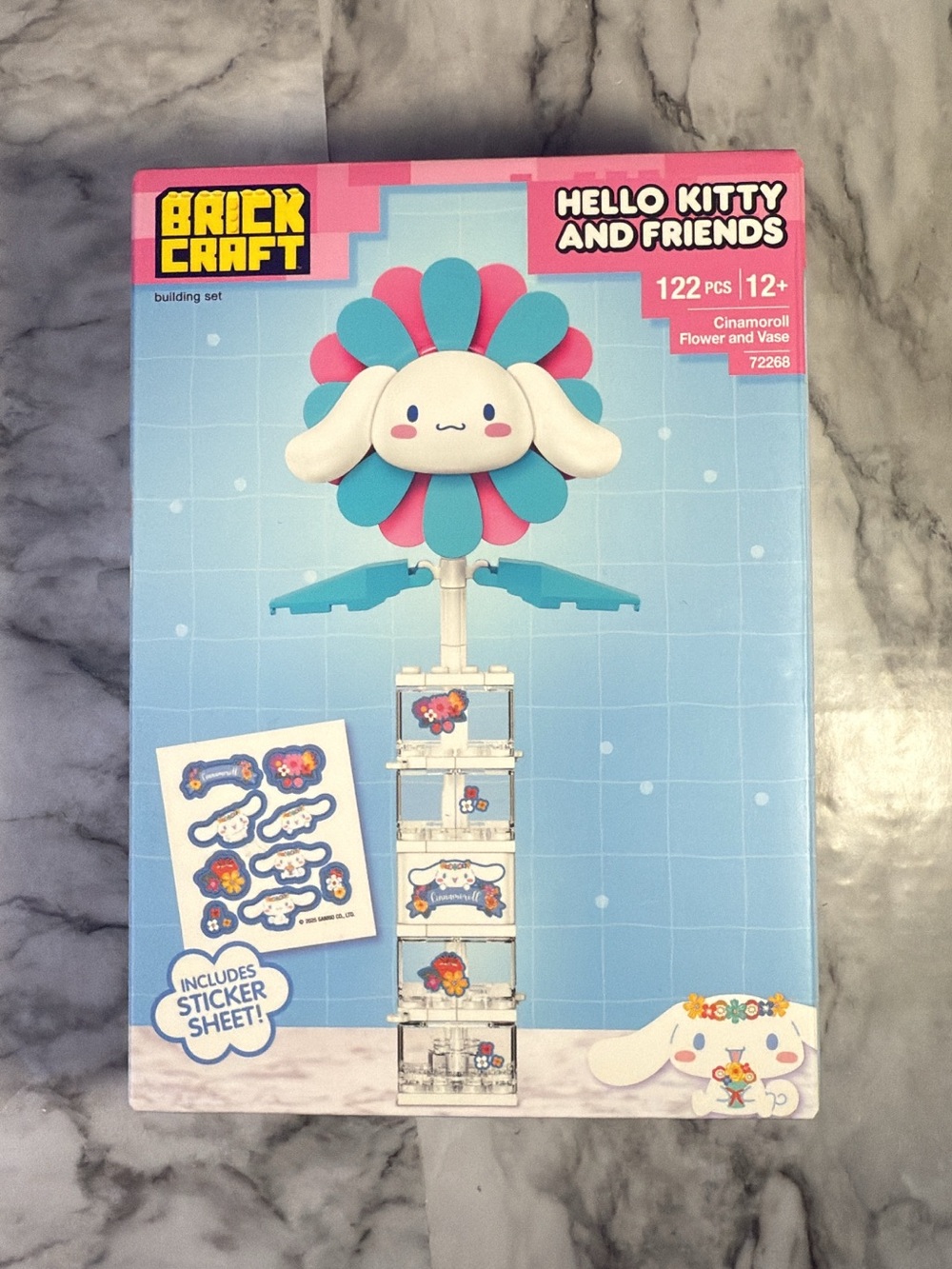 Cinnamoroll Brick Craft Flower Building Set